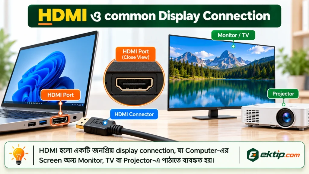 HDMI ও common Display Connection