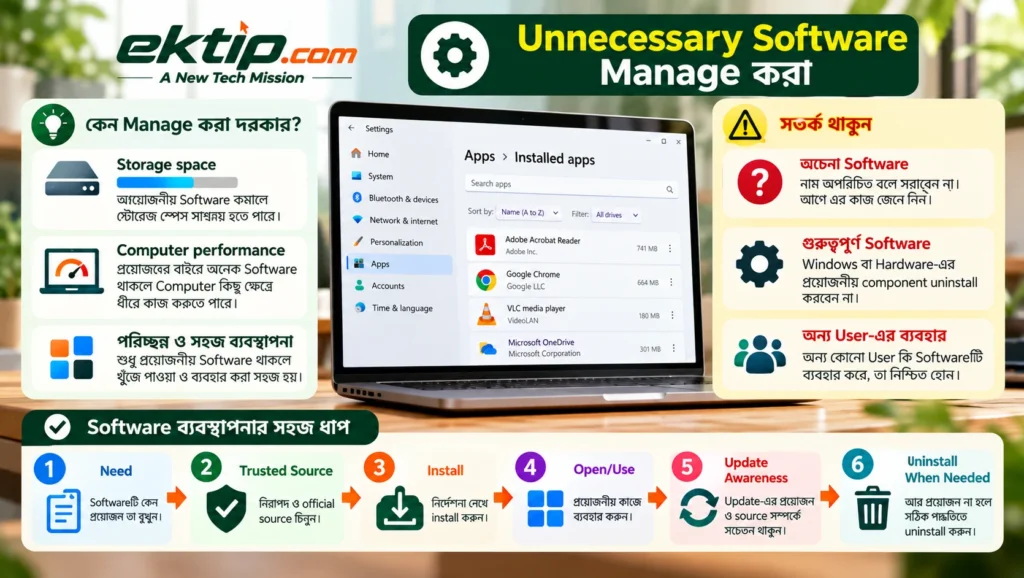 Software Update সম্পর্কে সচেতন থাকুন