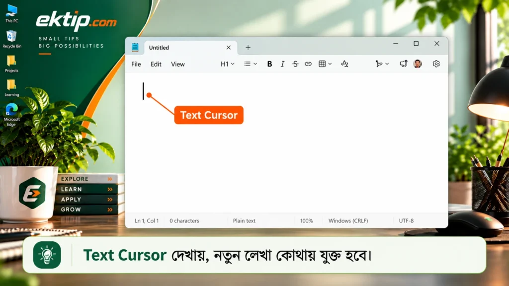 Typing শুরু করুন